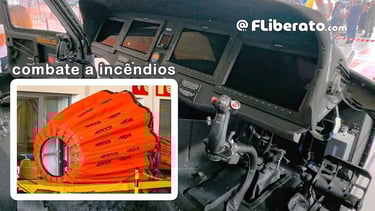 BA8 Maceda HU-60 Black Hawk combate incêndios