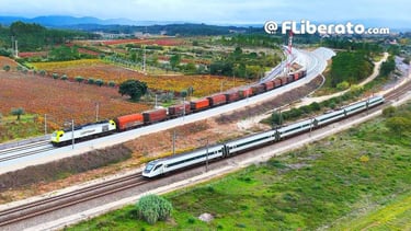 Captrain mercadorias Alfa Pendular passageiros