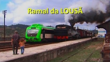 comboio a vapor no ramal da lousã