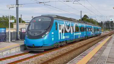 comboio hidrogénio H2 hydrogen