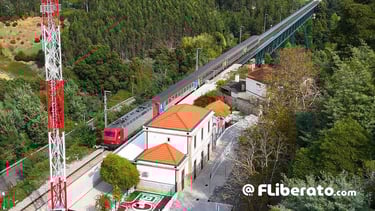 Comboios IC 513 e 516 no Luso Beira Alta