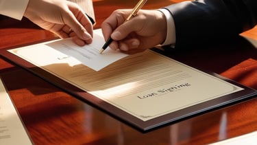 Deed signing