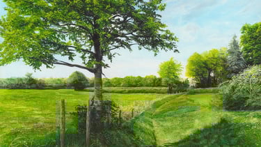 Walking The Boundary Path Print