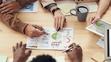 People working on a strategy
