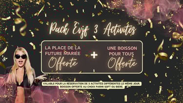 Pack EVJF 3 activités à Clermont Ferrand
