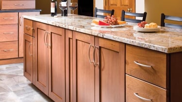 Kitchen remodeling with custom hardwood floors and cabinets in Edmonds WA