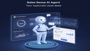 SalesSense AI Agent generating sales insights and lead research