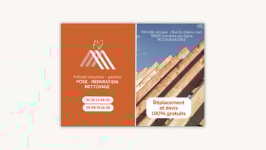 identité visuelle couvreur peintre île de france 