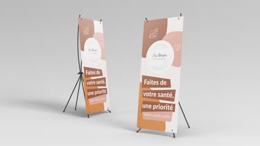 Roll up Kakémono Graphiste Freelance Châteauroux Communication