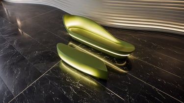 Genesis Curve – avant-garde architectural form with flowing lines and futuristic luxury design