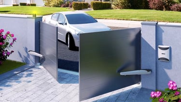 porte automatique, porte battante, porte coulissante, porte sectionnelle. 