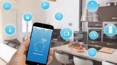 domotique, maison intelligent, objets connectée, smart home, éclairage automatique, rideau programmé
