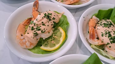 Italian shrimp cocktail, to impress your guest