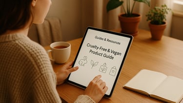 Woman reading Ethical guides