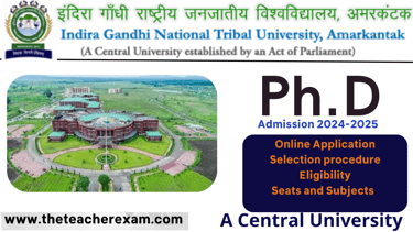 igntu phd admission 2024-25