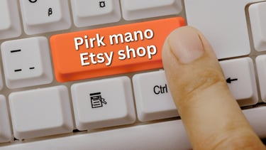 kaip parduoti savo etsy parduotuve