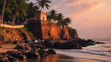 Experience the best of North and South Goa Visit Aguada Fort, Shree Mangueshi Temple, Old Goa church