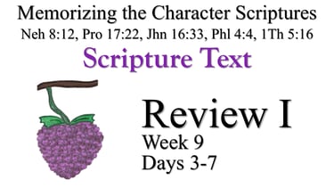 Review I (Days 3-7)