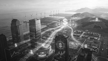 CLIMATE FINANCE, Visual concepts generated with Perplexity AI (AI‑assisted image creation).