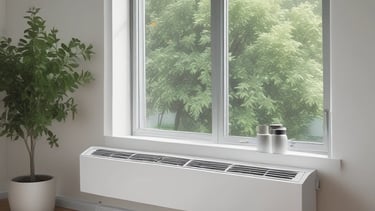 Climatisation console au sol installée par BH Bruno Holin à Montvendre pour confort discret