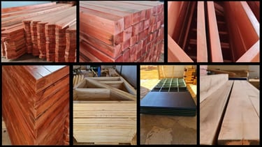 Images dos elementos modulares prefabricados do haras