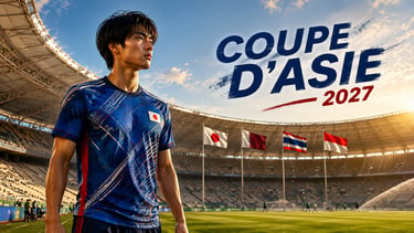 Le Japon défiera le Qatar, la Thaïlande et l'Indonésie lors de la Coupe d'Asie 2027.