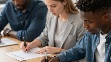 low angle view photography of a gray building