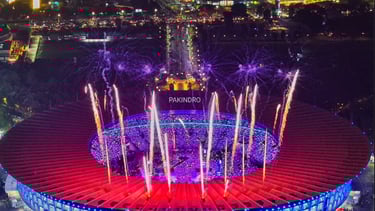 kembang api skala stadion