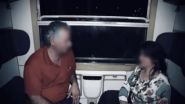 زينب عبد الكريم مع حارس السفارة، تعاون معها لاعداد اول قضية كيدية غير اخلاقية في النرويج عام ٢٠١٠