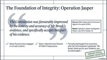 Gardner Brook’s evidence was favoured over lawyers and billionaires