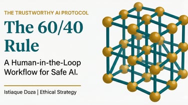 Gold and teal governance grid banner text reading The 60/40 Rule.