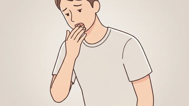 إحساس مستمر بالترجيع نتيجة آلام المرارة