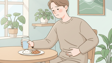 شعور بالغثيان بعد الأكل بسبب حصوات المرارة