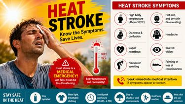 heat stroke symptoms