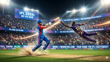 11Winner DC VS KKR