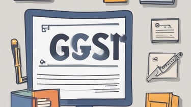 A professional consultant assisting a client with GST registration paperwork