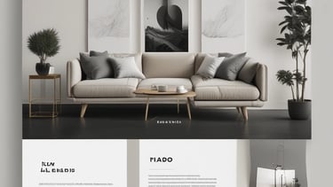 A sleek laptop displaying a modern responsive website design