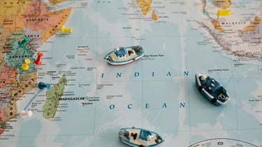map Indian ocean
