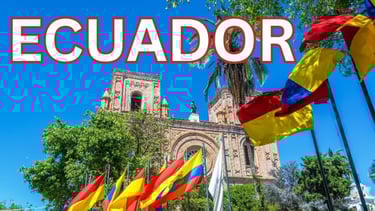 beautiful building in Ecuador