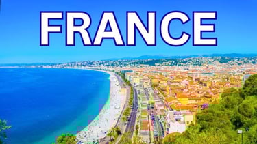 View of Nice, France - live in France