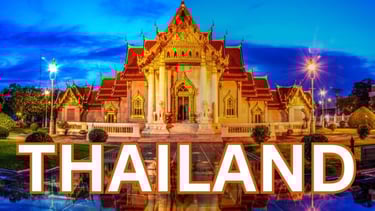 Temple image in Thailand - retire in Thailand