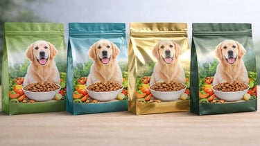 custom pet food packaging bags