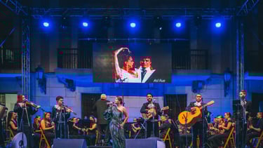 Mariachi profesional en Madrid actuando en evento corporativo