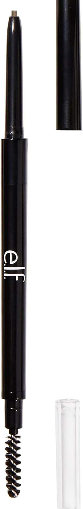 a black and white photo of a mascara brush