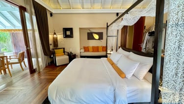 Ayada Maldives beach family suite bedroom