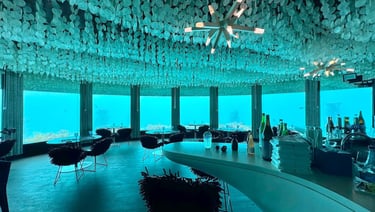 niyama maldives subsix underwater restaurant