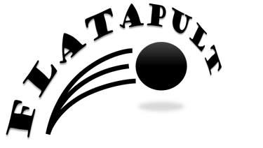 Flatapult brand logo - Registered Trademark.