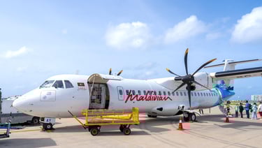 Ayada Maldives domestic flight plane