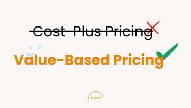 Value Based Pricing increases sales