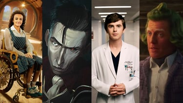 Four images showing different disabled characters from notable recent IPs